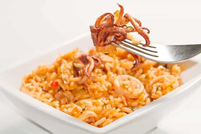 arroz con calamares