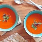 como hacer sopa de tomate casera