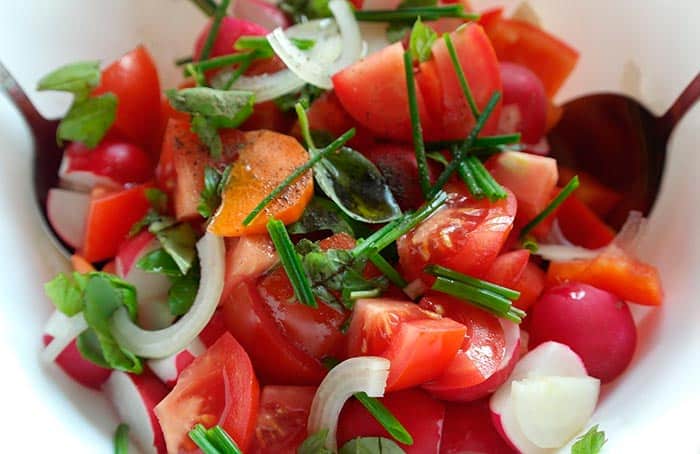 receta ensalada de tomate