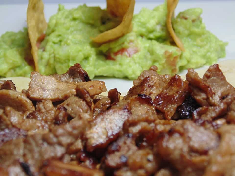 plato de carnitas mexicanas