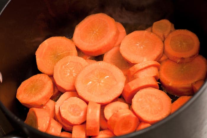 zanahorias cortadas