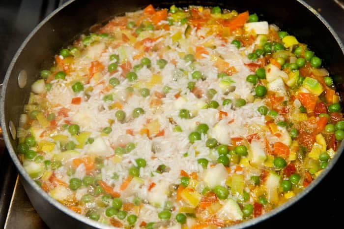 como cocinar arroz blanco con verduras recetas | tecbaul