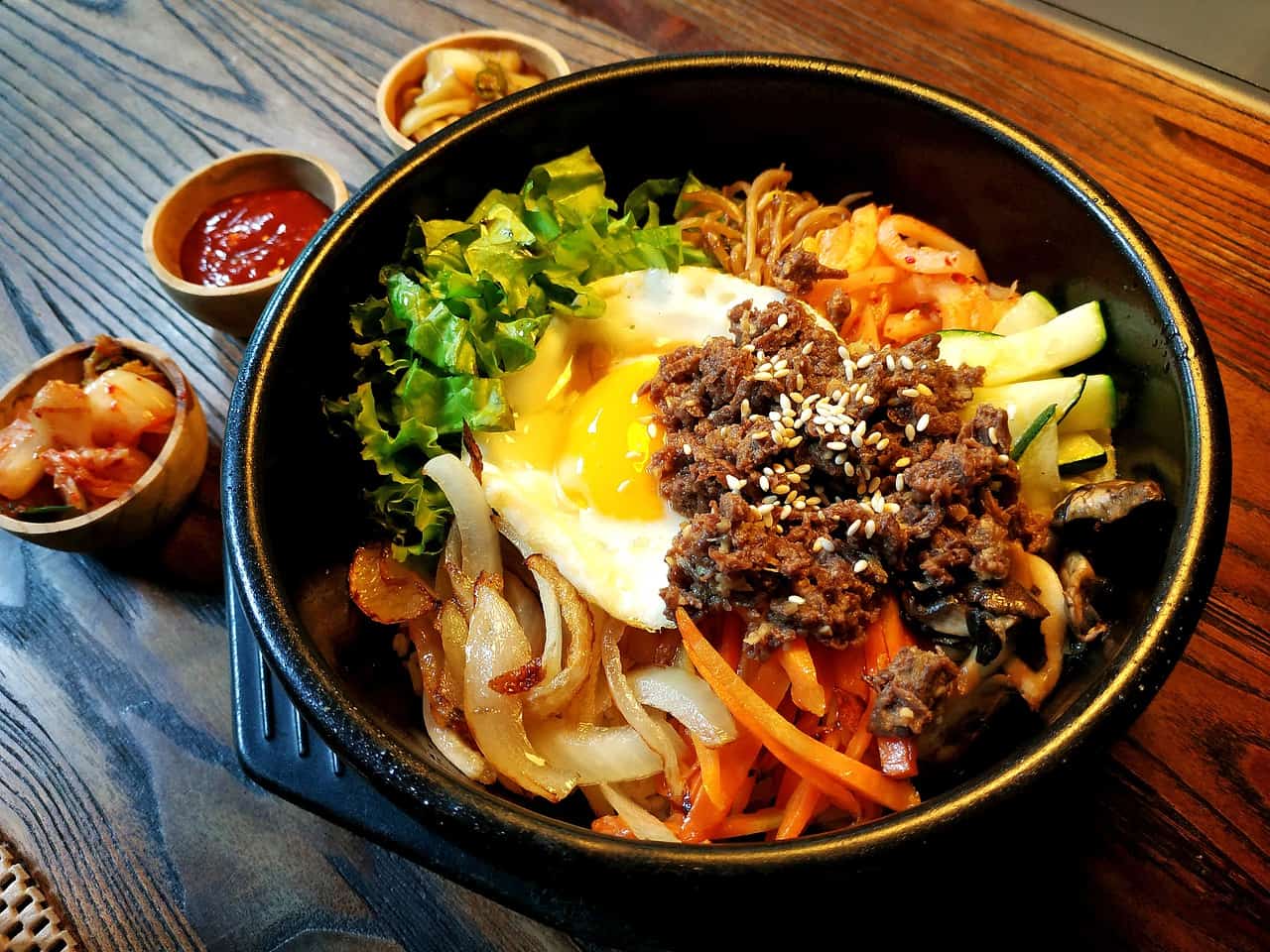 receta coreana bibimbap