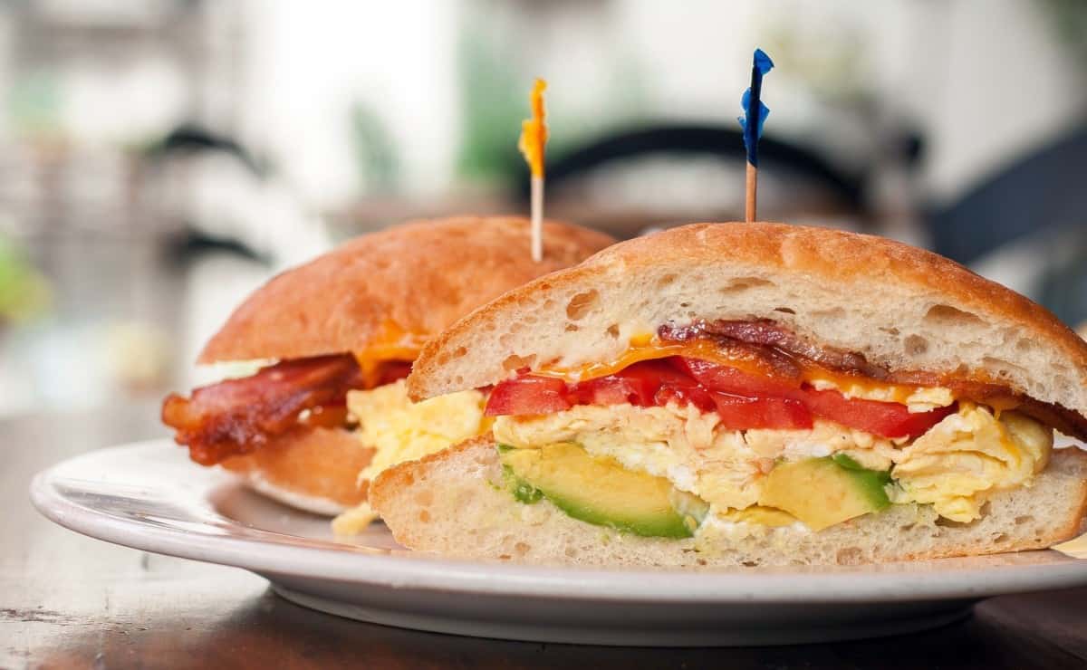 sandwich de huevo casero