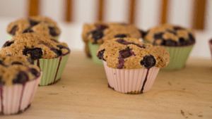 muffins de blueberry