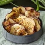 batatas fritas de maçã