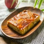 Apple and bread pudding