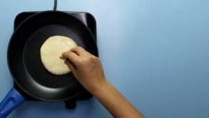 Pancakes de roll de canela