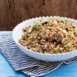 risoto de quinoa e legumes