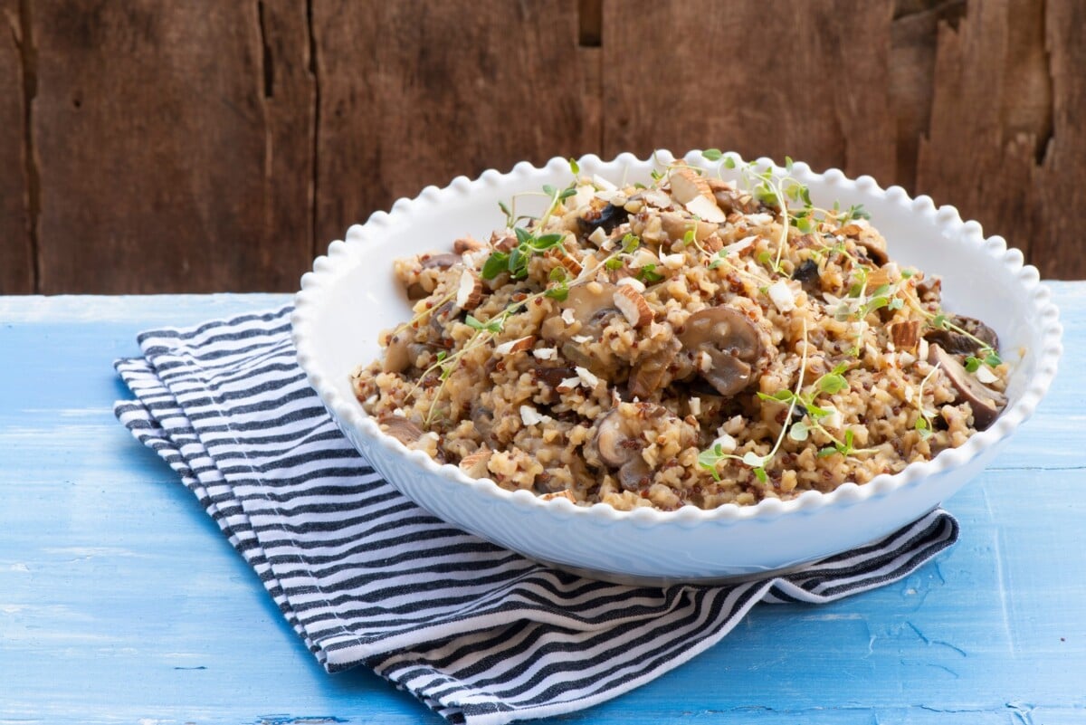 risotto de quinoa y verduras